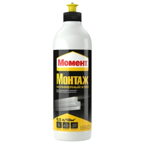 Клей МОМЕНТ Монтаж полимерный (500 мл.) 1898437