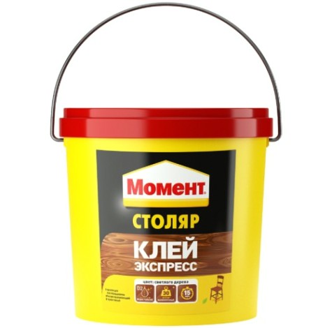 Клей МОМЕНТ Столяр ЭКСПРЕСС для дерева (ведро 3 кг) 600308