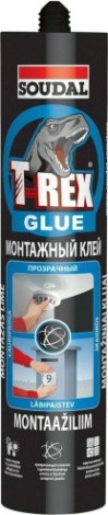 Клей монтажный SOUDAL T-REX прозрачный 134924 [134924]