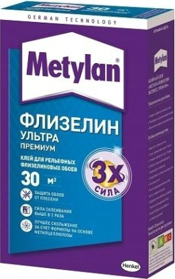 Клей обойный МЕТИЛАН Флизелин Ультра Премиум (250 г) 624936