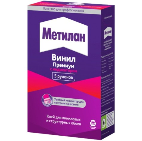 Клей обойный МЕТИЛАН Винил Премиум, с индикатором (150 г) (150 г) 1430090