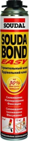 Клей-пена SOUDAL SOUDABOND EASY GUN профессиональный (750 мл) 121618 [121618]