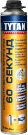 Клей-пена Tytan GUN 60 секунд (750мл) [тов-203244]