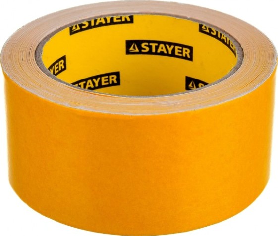 Клеящая лента STAYER MASTER двухсторонняя на полипропиленовой основе, 50ммх25м [1221-50-25]