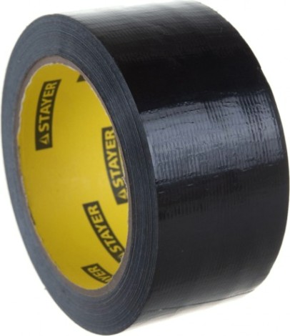 Клеящая лента STAYER PROFESSIONAL универсальная, влагостойкая, 48ммх25м, черная [12086-50-25]