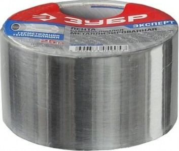 Клеящая лента ЗУБР ЭКСПЕРТ металлизированная, 48 мм х 25 м [12260-50-25]