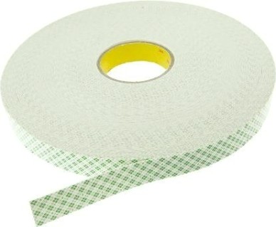 Клейкая лента монтажная 3M VHB 4026 двусторонняя, для крепления зеркал, 12 мм х 1,5 м [4631136349259]