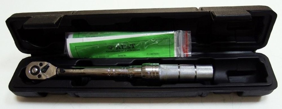 Ключ динамометрический AE&T TA-B0025-14 5-25nm 1/4"