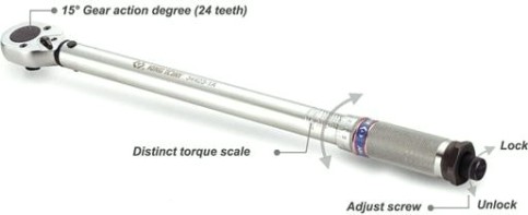 Ключ динамометрический KING TONY серии "CLASSIC" 3/8", 20 - 110 Нм 34323-2A [34323-2A]