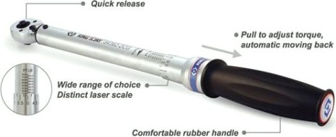 Ключ динамометрический KING TONY серии "EXACT" 1", 200 - 1000 Нм 34862-1DG [34862-1DG]