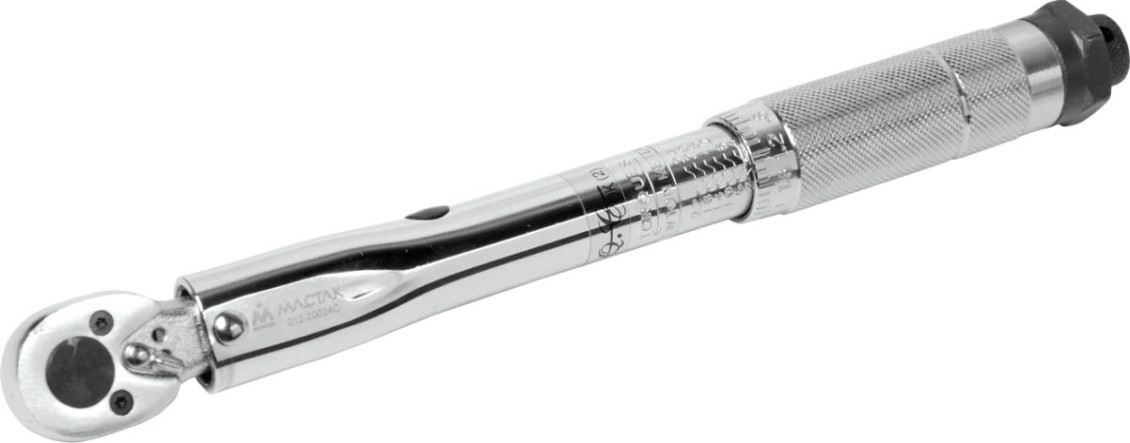 Ключ динамометрический МАСТАК 012-20024C 1/4", 2-24 нм, в пластиковом кейсе Ключ динамометрический МАСТАК 012-20024C 1/4", 2-24 нм, в пластиковом кейсе