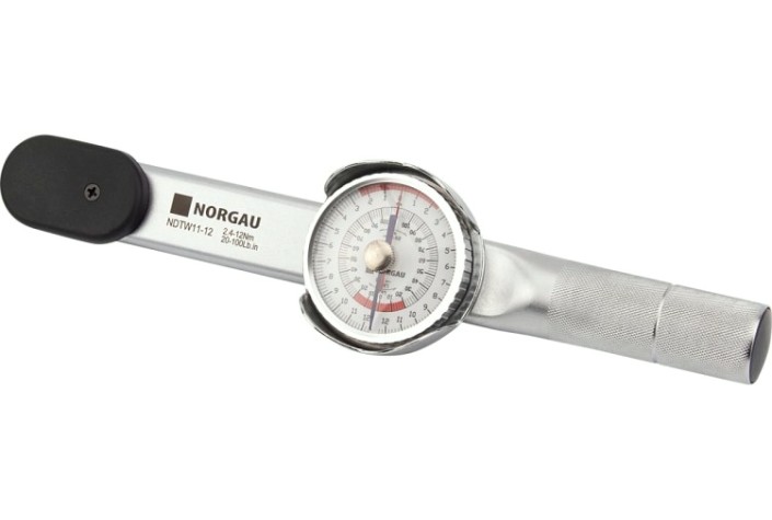 Ключ динамометрический Norgau 1/4" 2,4-12Нм стрелочный [051117005]