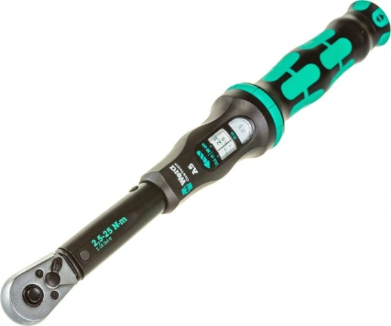 Ключ динамометрический WERA 05075604001 click-torque a 5 регулируемый, квадрат dr 1/4", 2. [WE-075604]