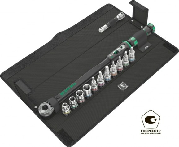 Ключ динамометрический WERA 05075680001 click-torque c 3 set 1 набор торцевых головок с 40 [WE-075680]