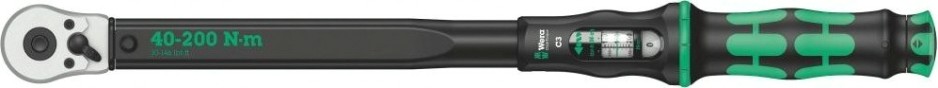 Ключ динамометрический WERA Click-Torque 1/2" X 40-200 Nm [WE-075622]