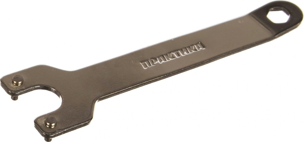 Ключ для планшайб ПРАКТИКА 30 мм, для УШМ, плоский + планшайба [246-234]