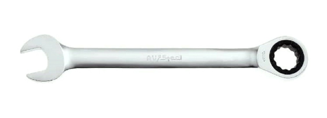 Ключ комбинированный AV Steel AV-315027 трещоточный, 27 мм