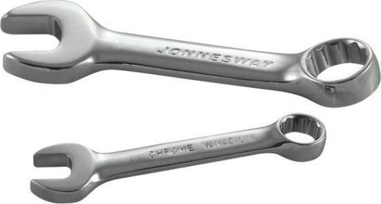 Ключ комбинированный JONNESWAY W53110 короткий, 10 мм [047528]