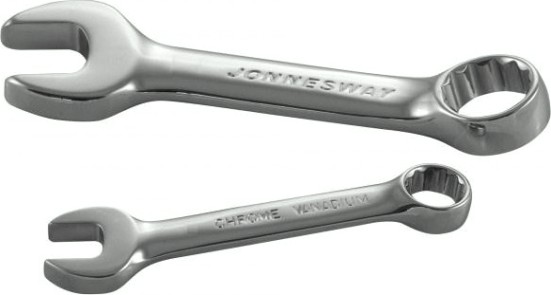Ключ комбинированный JONNESWAY W53114 короткий, 14 мм [049357]