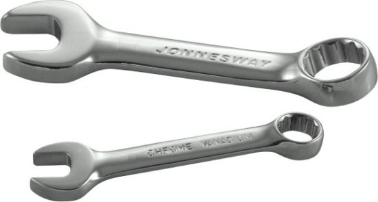 Ключ комбинированный JONNESWAY W53117 короткий, 17 мм [047531]