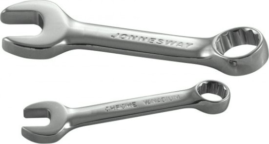 Ключ комбинированный JONNESWAY W53118 короткий, 18 мм [049360]