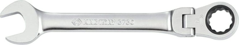 Ключ комбинированный KING TONY 373015M трещоточный с шарниром 15 мм