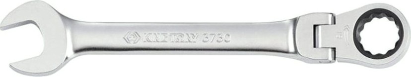 Ключ комбинированный KING TONY 373016M трещоточный с шарниром 16 мм