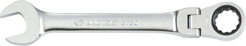 Ключ комбинированный KING TONY 373018M трещоточный с шарниром 18 мм