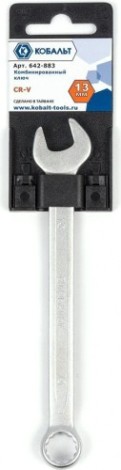Ключ комбинированный Кобальт 642-883 13 мм cr-v Ключ комбинированный Кобальт 642-883 13 мм cr-v