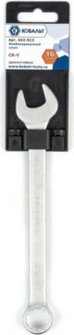 Ключ комбинированный Кобальт 642-913 16 мм cr-v Ключ комбинированный Кобальт 642-913 16 мм cr-v