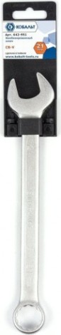 Ключ комбинированный Кобальт 642-951 21 мм cr-v Ключ комбинированный Кобальт 642-951 21 мм cr-v