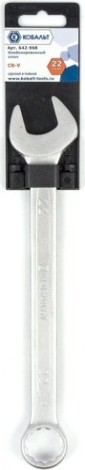 Ключ комбинированный Кобальт 642-968 22 мм cr-v Ключ комбинированный Кобальт 642-968 22 мм cr-v
