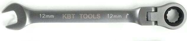 Ключ комбинированный КВТ трещоточный 12 мм с шарниром [79194]