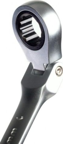 Ключ комбинированный КВТ трещоточный 12 мм с шарниром [79194]