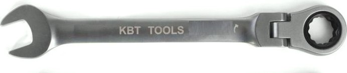 Ключ комбинированный КВТ трещоточный 13 мм с шарниром [79195]