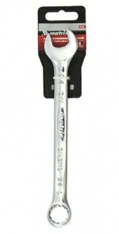 Ключ комбинированный MATRIX 15169 24 мм, CrV Ключ комбинированный MATRIX 15169 24 мм, CrV