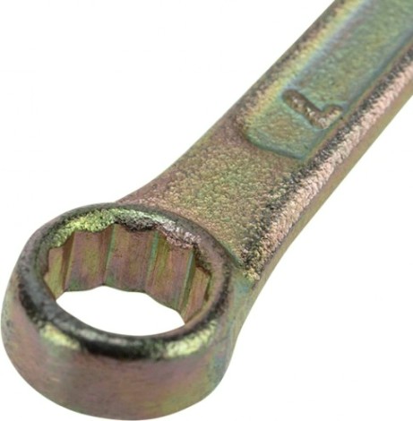 Ключ комбинированный REXANT 12-5802-2 7 мм, желтый цинк Ключ комбинированный REXANT 12-5802-2 7 мм, желтый цинк