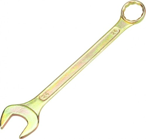 Ключ комбинированный REXANT 12-5815-2 24 мм, желтый цинк