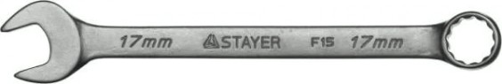 Ключ комбинированный STAYER 17 мм гаечный [27085-17]