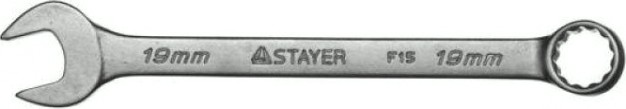 Ключ комбинированный STAYER 19 мм гаечный [27085-19]