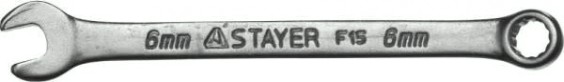 Ключ комбинированный STAYER 6 мм гаечный [27085-06]