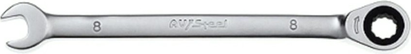 Ключ комбинированный трещоточный AV Steel AV-315008 8 мм