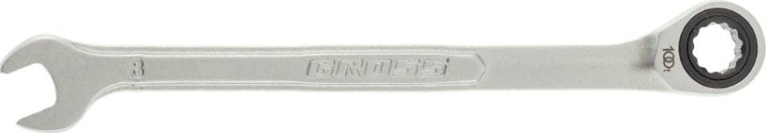 Ключ комбинированный трещоточный GROSS 14846 8 мм