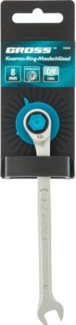 Ключ комбинированный трещоточный GROSS 14846 8 мм