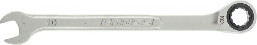 Ключ комбинированный трещоточный GROSS 14848 10 мм