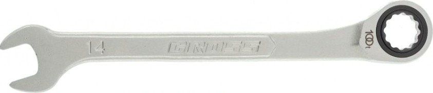 Ключ комбинированный трещоточный GROSS 14852 14 мм