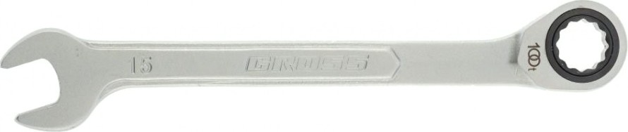 Ключ комбинированный трещоточный GROSS 14853 15 мм