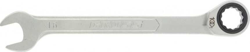 Ключ комбинированный трещоточный GROSS 14854 16 мм