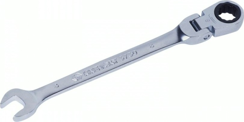 Ключ комбинированный трещоточный KING TONY 373008М 8 мм, с шарниром [373008M]