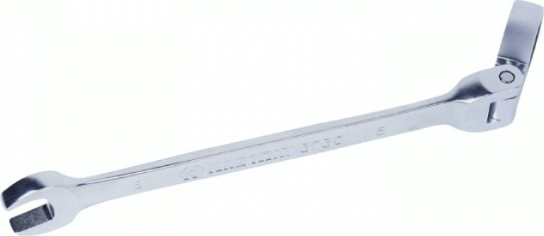 Ключ комбинированный трещоточный KING TONY 373008М 8 мм, с шарниром [373008M]